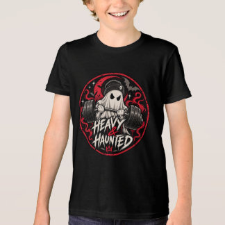 T-shirt En Tri-matière 💀 Chemise de barbell fantôme lourd et hanté pour