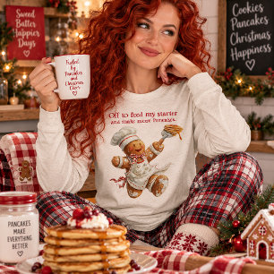 T-shirt En Tri-matière Chemise de démarrage et de cuisson au levain pour