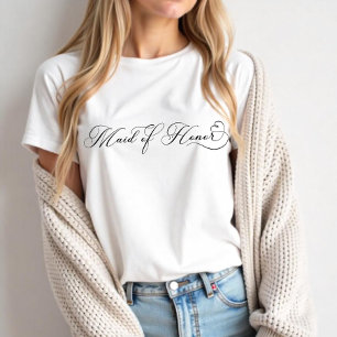 T-shirt En Tri-matière Chemise de Demoiselle d'Honneur – Tee-shirt élégan