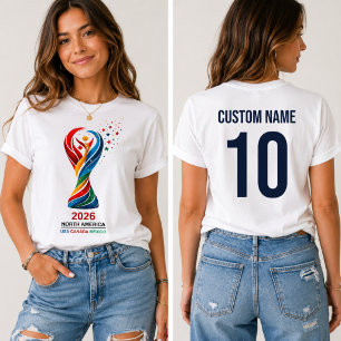T-shirt En Tri-matière Chemise de fan de soccer 2026 USA Canada Mexique C