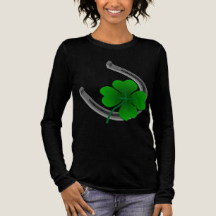 T-shirt En Tri-matière Chemise de femme irlandaise chanceuse Chemise de d