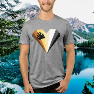 T-shirt En Tri-matière Chemise de fierté Bear Heart