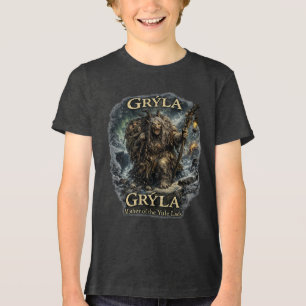 T-shirt En Tri-matière Chemise de folklore Grýla – Mère des lutins de Noë