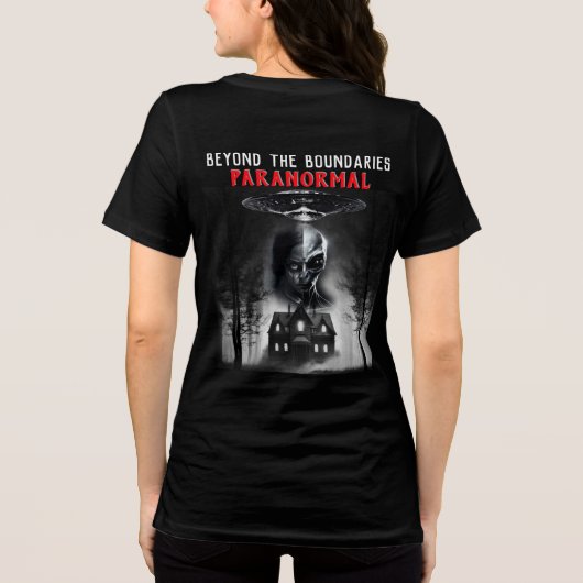 T-shirt En Tri-matière Chemise de l'équipe paranormale féminine (Verso)