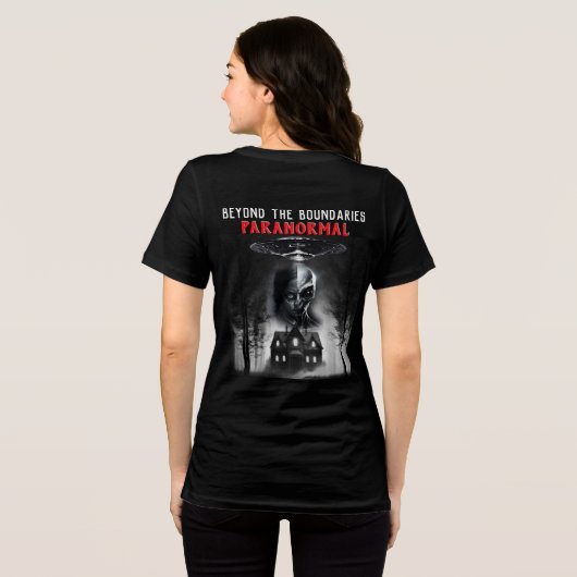 T-shirt En Tri-matière Chemise de l'équipe paranormale féminine (Verso intégral)
