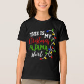 T-shirt En Tri-matière Chemise de Noël Fête Fête Fête Fête Fête (Recto)