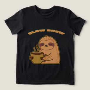 T-shirt En Tri-matière Chemise de paresseux à brassage lent drôle