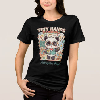 T-shirt En Tri-matière Chemise d'enseignant de maternelle | Petites mains