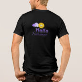 T-shirt En Tri-matière chemise des hommes (Verso)