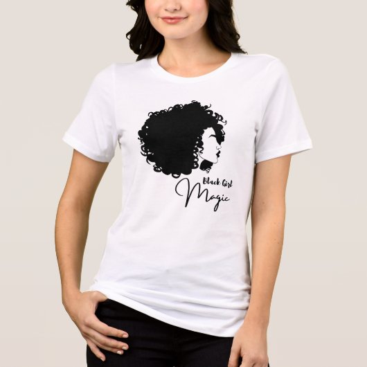 T-shirt En Tri-matière Chemise d'histoire noire pour les femmes afro (Recto)