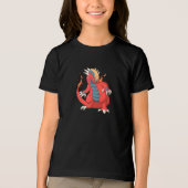 T-shirt En Tri-matière Chemise Dragon Rouge Fiery (Recto)