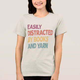 T-shirt En Tri-matière Chemise drôle de tricot – Facilement distrait par