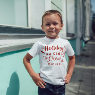 T-shirt En Tri-matière Chemise enfant de l'équipe de cuisine de vacances