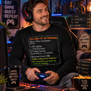 T-shirt En Tri-matière Chemise Épique des Guerriers Humour de Joueur de R