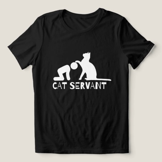 T-shirt En Tri-matière Chemise Femme Drôle Servante Pour Les Propriétaire (Design Recto)