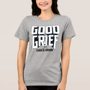 T-shirt En Tri-matière Chemise graphique Charlie Brown "Good Grief" Rock