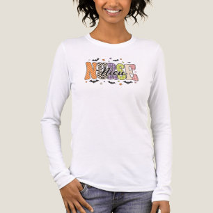 T-shirt En Tri-matière Chemise Halloween pour infirmière de l'USIN, rétro