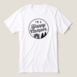 T-shirt En Tri-matière Chemise Happy Camper - Grise