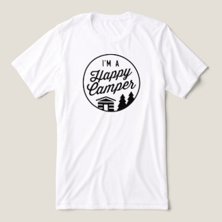 T-shirt En Tri-matière Chemise Happy Camper - Grise