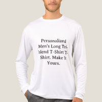 Chemise homme à manches longues en tri-mélange per