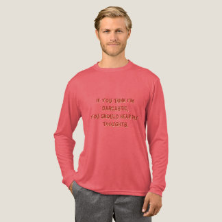T-shirt En Tri-matière Chemise homme tri-mélange de base “Sarcasme”