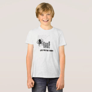 T-shirt En Tri-matière Chemise noir et blanc Here For The Candy