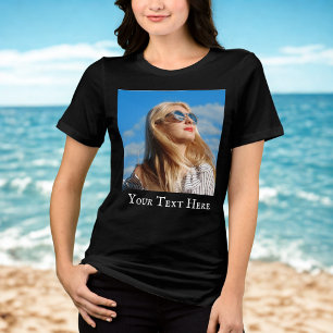 T-shirt En Tri-matière Chemise photo personnalisée Chemise personnalisée