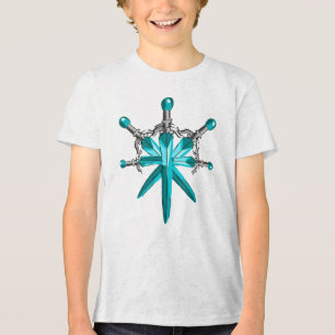 T-shirt En Tri-matière Chemise pour enfants à l'épée de cristal de fantai