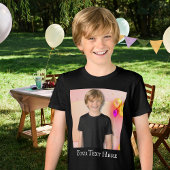T-shirt En Tri-matière Chemise pour enfants personnalisée, Chemise photo