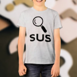 T-shirt En Tri-matière Chemise SUS pour enfants – Attrapez le suspect ave
