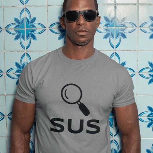 T-shirt En Tri-matière Chemise SUS - Vibes suspectes avec un côté de cul