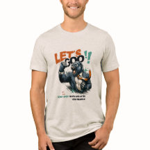 CHEMISE T À MÉLANGE TRI HOMMES LET'S GOO LEÇONS AP