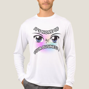 T-shirt En Tri-matière Chemise Tri-Blend : Aucune des vôtres (blanche)