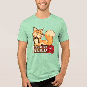 T-shirt En Tri-matière Chemise Tri-Blend : Faites-moi confiance (verte)