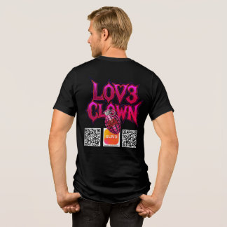T-shirt En Tri-matière Chemise Tri-Blend LOV3 CLOWN et LOV3 GRENADE