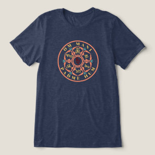 T-shirt En Tri-matière Chemise Tri-Blend Mandala Mantra