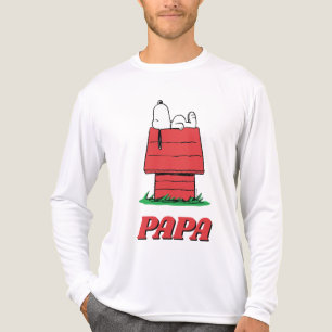 T-shirt En Tri-matière Chemise tri-blend Peanuts Snoopy Maison de Chien A