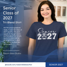 Chemise Tri-Blend pour la promotion 2027 féminine