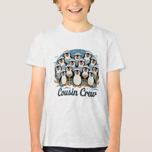 T-shirt En Tri-matière Chemise tri-mélange Cousin Crew