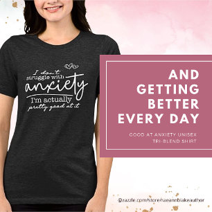 T-shirt En Tri-matière Chemise tri-mélange unisexe Bon pour l'anxiété