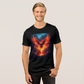 T-shirt En Tri-matière Chemise triblante Fire Phoenix Rising (Recto plein)