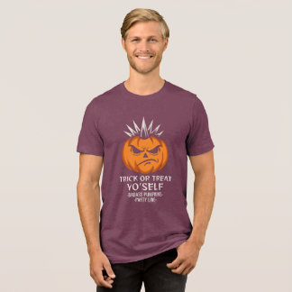 T-shirt En Tri-matière Chemise Trick or Treat, Cadeau de Halloween Punk P