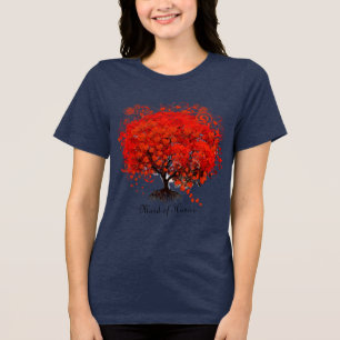 T-shirt En Tri-matière Chemises de mariage à l'arbre rouge, Cadeaux, Auto
