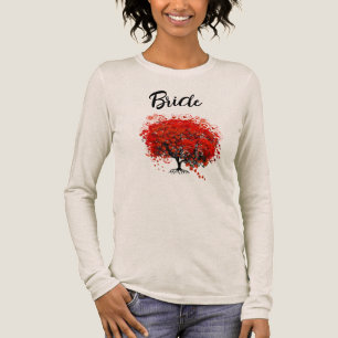 T-shirt En Tri-matière Chemises de mariage à l'arbre rouge, Cadeaux, Auto