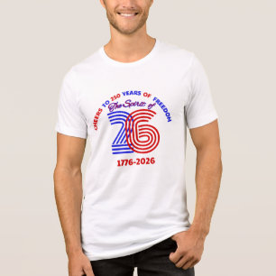 T-SHIRT EN TRI-MATIÈRE CHÈRES À 250 ANS DE LIBERTÉ