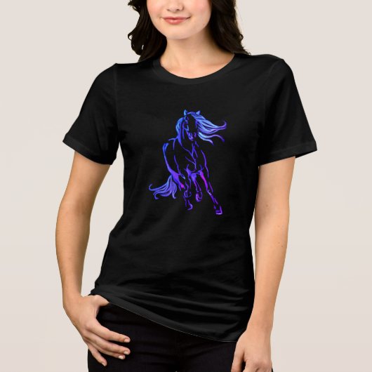 T-shirt En Tri-matière Cheval de course (Recto)
