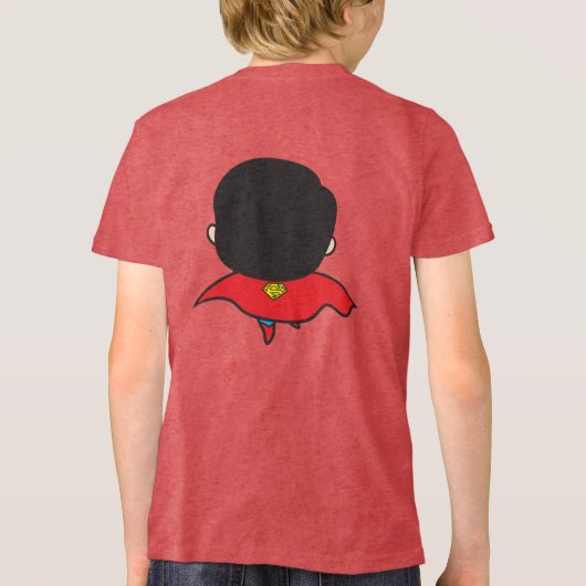 T-shirt En Tri-matière Chibi Superman à deux côtés (Verso)