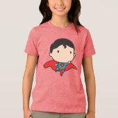 T-shirt En Tri-matière Chibi Superman à deux côtés (Recto)