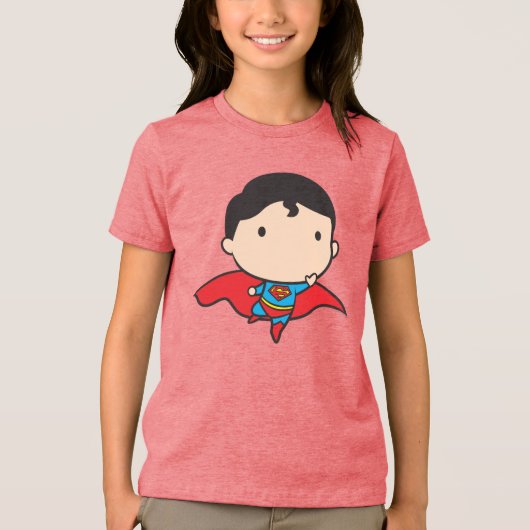 T-shirt En Tri-matière Chibi Superman à deux côtés (Recto)