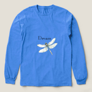T-shirt En Tri-matière Chic Blue Dragonfly Dream